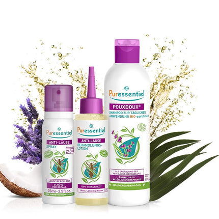 Puressentiel - Anti-Lice - Head Lice Repellent Spray - Head Lice &amp; Nits - Keeps lice away and prevents infestation - Active ingredient 100% natural origin - 75 ml