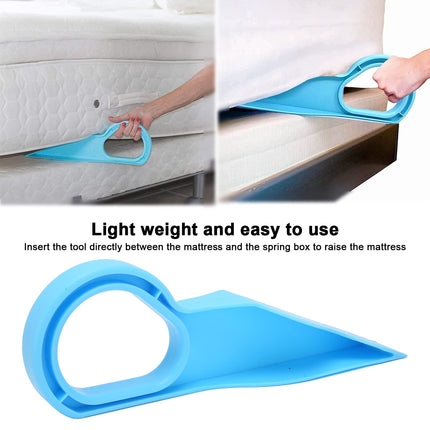 Mattress Lifter Tool, Bed Mattress Wedge Elevator, Mattress Lifter with Ergonomic Design, Helps Lift and Hold the Mattress, Bed Making Tucker Tool, Back Pain Relief