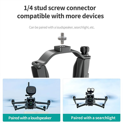 LICHIFIT Drone Airdrop System with 1/4 Screw Hole Interface for DJI Air 3 Photosensitive Thrower Transport Delivery Payload Release Dropping Device