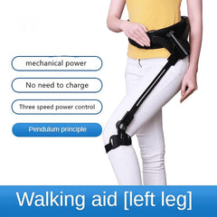 Body Power Walking Aids, Physiotherapy Leg Lift Support with 3 Adjustable Intensity Levels, Pendulum Principle Walking, for Elderly People with Limited Mobility, Stroke Hemiplegia