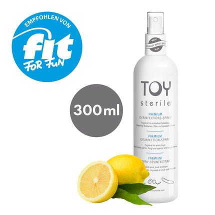 EIS Toy Cleaner | TOYsterile Disinfectant Spray for Sex Toys of All Materials | Protection against bacteria, fungi, and viruses | Hygiene spray with disinfectant effect | For sex toys | 300 ml