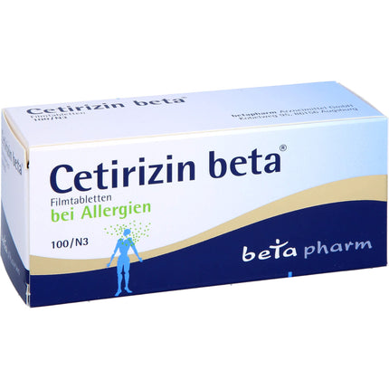 CETIRIZIN beta film-coated tablets 100 pcs