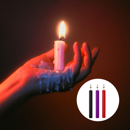 Massage candle, nerve wheel sex, 3 pieces BDSM candle, pin wheel, 4 pieces BDSM toys