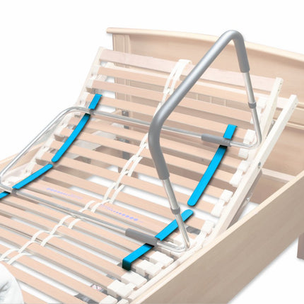 Standing aid and bed handle height adjustable, ideal for frame beds, beds with back adjustment and hospital beds