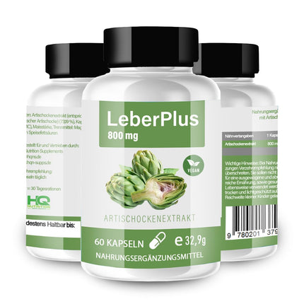 LiverPlus Capsules – Natural support for liver function | High-dose liver care with herbs &amp; nutrients | Against fatty liver disease | Metabolism | Vegan capsules
