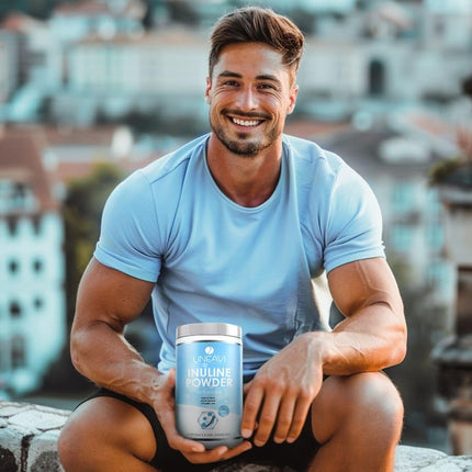 LINEAVI Inulin Powder, 500g Inulin Powder, low-calorie fiber from chicory root (chicory), intestinal flora, suitable for drinks and for cooking and baking, made in Germany