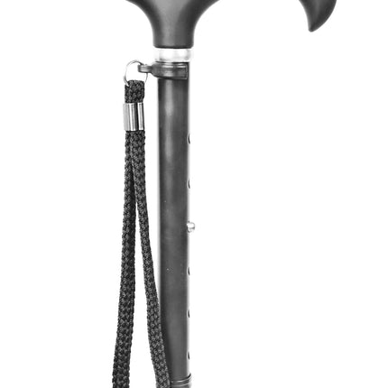 KMINA PRO - Folding Walking Stick, Height Adjustable, Elegant, Men Black, Aluminum, Women, Foldable
