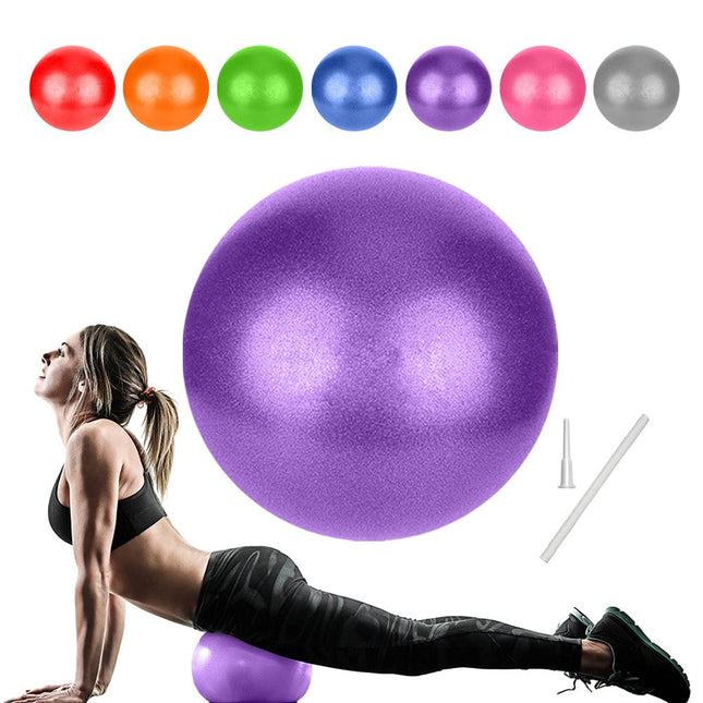 Pilates Ball, Gymnastic Ball Small, 22cm Pilates Ball, Gymnastic Balls Children, Overball Fitness Ball Yoga Ball Fitball Office Ergonomic Balance Equipment for Yoga Gymnastics Gym Exercise Fitness Therapy Supplies