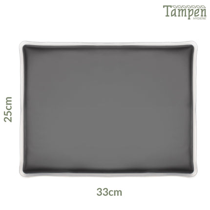 Moor cushion for microwave · large back cushion · made from regenerative degradation · therapeutic heat &amp; cold · for back pain, stomach pain, tension, sore muscles &amp; bruises · tampons