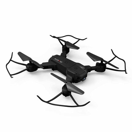 FLYBOTIC Foldable Drone Remote-controlled folding drone 33 cm, foldable with built-in camera, flying toy for children and adults, indoor and outdoor use, ages 14 and up