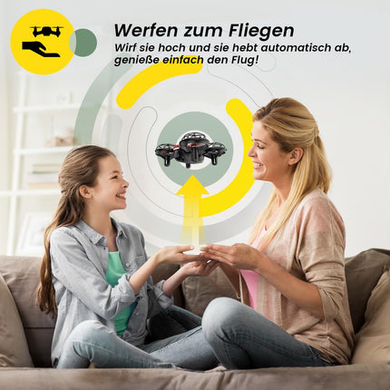 Holy Stone HS420 Mini Drone with HD 1080P Adjustable Camera, with 2 Control Modes, Emergency Stop, Orbiting, 360° Flip, Headless Mode, 2 Speeds, Gift for Beginners Children, co