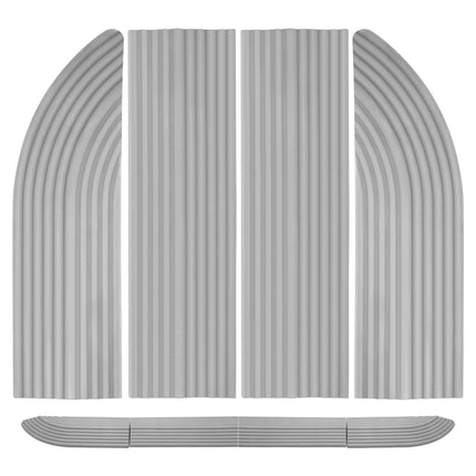 PWGHWG Door Threshold Ramp Robot Vacuum Cleaner Multifunctional Ramp Robot Vacuum Cleaner Gray Door Threshold Ramp Suitable for Robot Sweepers Wheelchairs Strollers Skateboards and Balance Cars
