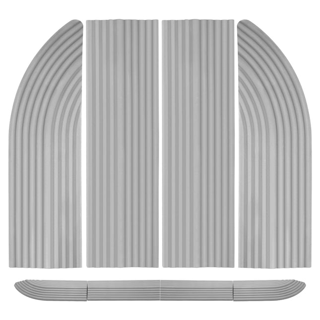PWGHWG Door Threshold Ramp Robot Vacuum Cleaner Multifunctional Ramp Robot Vacuum Cleaner Gray Door Threshold Ramp Suitable for Robot Sweepers Wheelchairs Strollers Skateboards and Balance Cars
