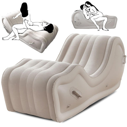 Yocare Sex Furniture for Couples BDSM, Inflatable Sex Bondage Sofa Chair with Built-in Air Pump, G Spot Position Pillow Ramp Cushion for Adult Women Sexual Pleasure