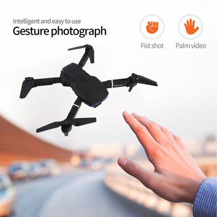 Drones with Camera for Adults, Beginners, Foldable RC Quadcopter with 3-sided Obstacle Avoidance, Portable WiFi Quadcopter HD 4k Aerial, Remote Control for