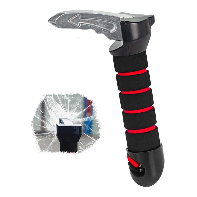 ZYEKIU Car Exit Aid, Ergonomic Car Entry Aid Handle, Portable Car Assistant Support Handle for Getting in and Out of the Bus, Grab Handles for Seniors (Red)