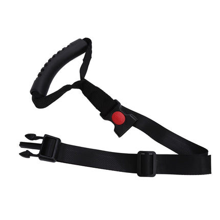 Car towing strap, multifunctional, robust, reinforced car grab handle