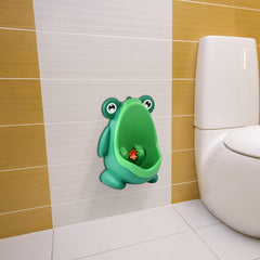 Urinal for boys Urinal tract for children Wall-mounted urinal Standing urinal Boys toilet training (green)