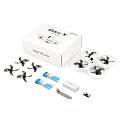BETAFPV ExpressLRS Cetus X 2S Brushless Quadcopter with F4 1S 15A Flight Controller 1103 11000KV Motor M04 VTX C04 FPV Camera Betaflight Support for FPV Beginners to Fly Faster Farther