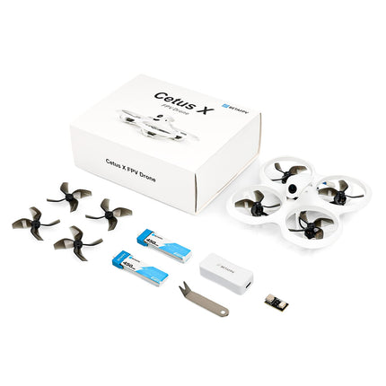 BETAFPV ExpressLRS Cetus X 2S Brushless Quadcopter with F4 1S 15A Flight Controller 1103 11000KV Motor M04 VTX C04 FPV Camera Betaflight Support for FPV Beginners to Fly Faster Farther