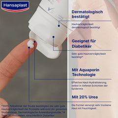 Hansaplast Anti Callus Intensive Cream (75 ml), foot cream for removing calluses, moisturizing callus cream cares for very dry skin with urea