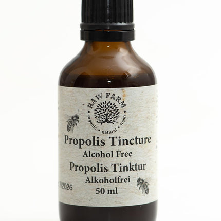50ml Propolis Tincture 30% - Alcohol-free from RAW Farm Beekeepers
