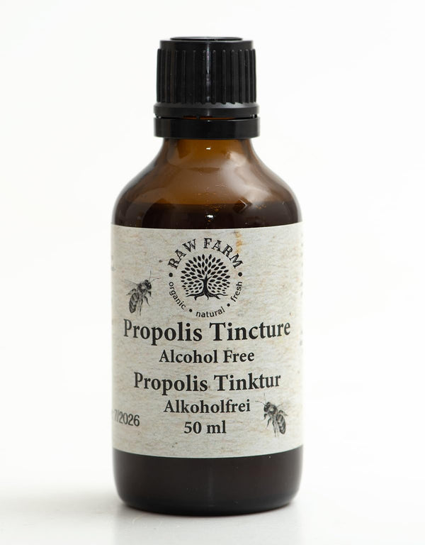 50ml Propolis Tincture 30% - Alcohol-free from RAW Farm Beekeepers