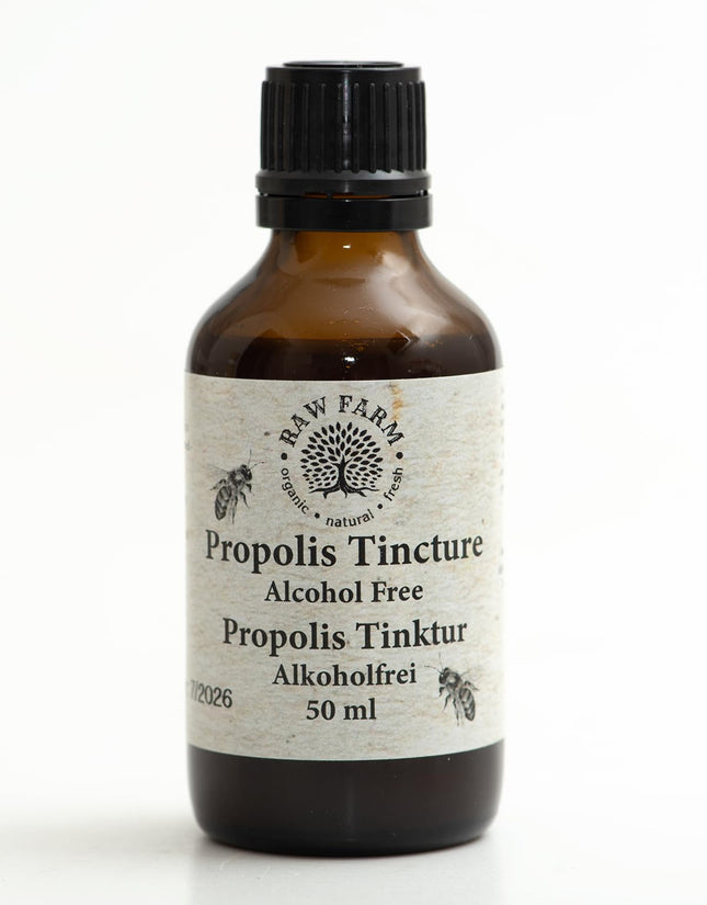 50ml Propolis Tincture 30% - Alcohol-free from RAW Farm Beekeepers