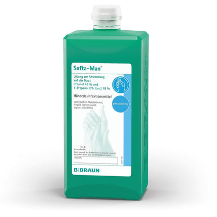 B. Braun Softa-Man hand disinfectant 1000 ml dispenser bottle