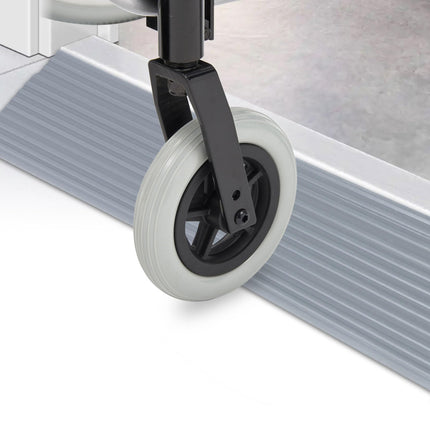 Forhandy Leveling Profile, Silicone Door Threshold Ramp, 1.8cm High Ramp for Door Thresholds Silicone Threshold Ramp Self-Adhesive Non-Slip Mobility Scooter Ramps for Assisted Sweeping Robot