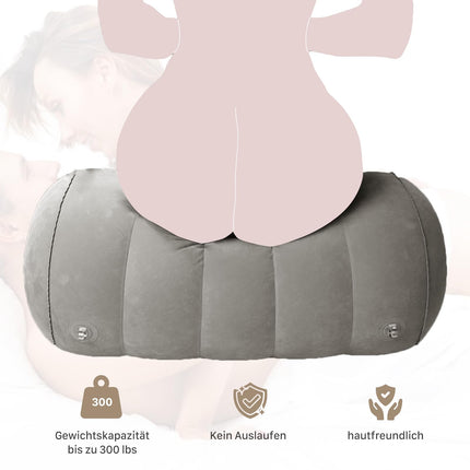 Sex Positions Pillow Lumbar Pillow with Dildo Holder and Nipple Clamps Handcuffs Ankle Cuffs for Adults Couples Sex Toys Sex Pillow for Sex Positions Women G Spot Position Pillow Multifunctional