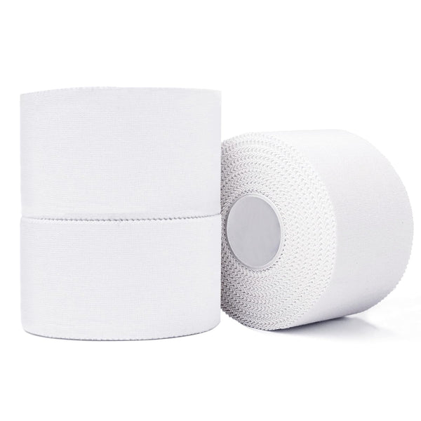 3 rolls of sports tape, 3.8cm x 10m white tape sports tape bandage finger tape, hypoallergenic tapes medical adhesive tapes for football volleyball climbing BJJ