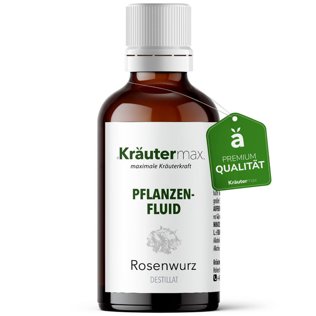 NEW! Kräutermax Rhodiola Rosea Drops | Rhodiola Rosea Distillate as an ideal complement to Rhodiola Rosea Capsules | High-Dose Vegan Rhodiola Rosea in the Kräutermax Style | Liquid Rhodiola Rosea | 1 x 50ml