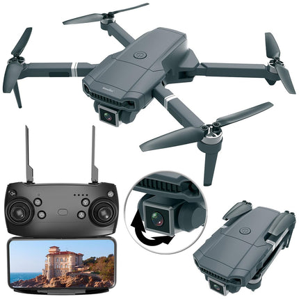Simulus Quadrocopter: Foldable Wi-Fi drone with brushless motor, integrated 4K live view camera (drone with HD camera, RC drone, helicopter)