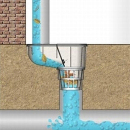 Downpipe drain, gutter drain, rain gully DN 110 325 A