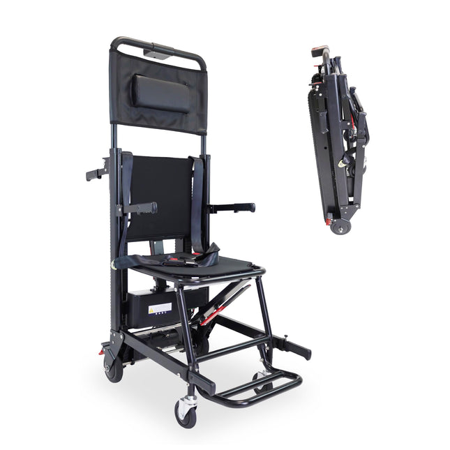 KMINA - Electric tracked stair climber, wheelchair users, stair climbing aid for seniors, stair lift, wheelchair