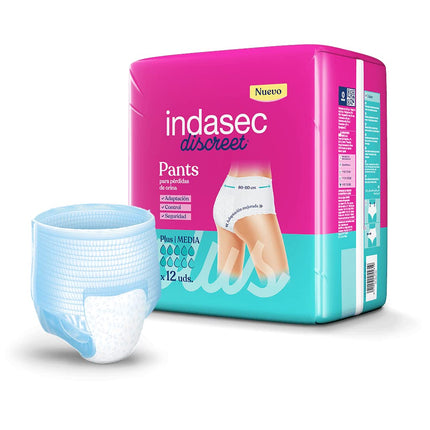Indasec Pant Plus Mde. 12 Und.