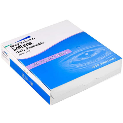Bausch + Lomb SofLens Daily Disposable daily lenses, spherical contact lenses, soft, 90 pieces BC 8.6 mm / DIA 14.2 / -3.00 diopters