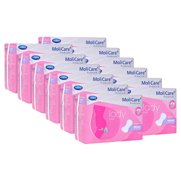12x MoliCare Premium lady pad 4.5 drops, 14 pieces | Pack (14 pieces)
