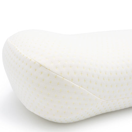 Lifenaxx 2-in-1 pillow for neck pain in the office, in the car, in bed, on the couch/knee pillow for side sleepers LX-038 - ergonomic pillow - made of high-quality memory foam