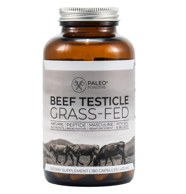 Beef Testicles - Grass-Fed - 180 Capsules from New Zealand grass-fed cattle