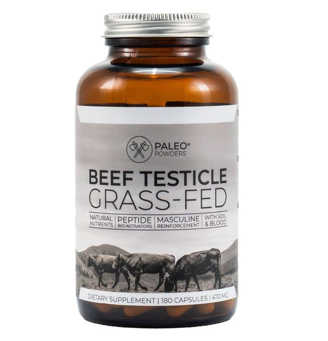 Beef Testicles - Grass-Fed - 180 Capsules from New Zealand grass-fed cattle