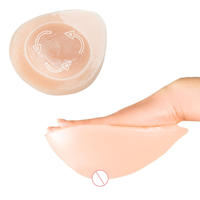 Minaky Silicone Breast Forms Breast Forms Self-Adhesive Breast Enhancement Crossdresser Cosplay Sex Change Lifelike Transvestite Transgender Unisex False Breasts, A Cup 300g/Pair