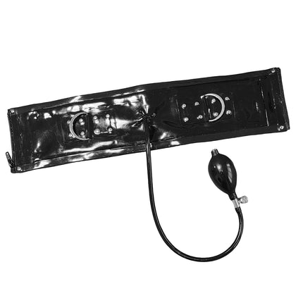 GREEFEI Latex Rubber Inflatable Choker Back Zipper,Latex Cosplay Collar Costume Choker XXXL