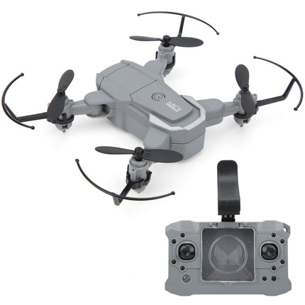 VGEBY KY905 Foldable Mini Drone with 4K HD Camera, LED Light, One Key Return, Gray, Advanced Beginner
