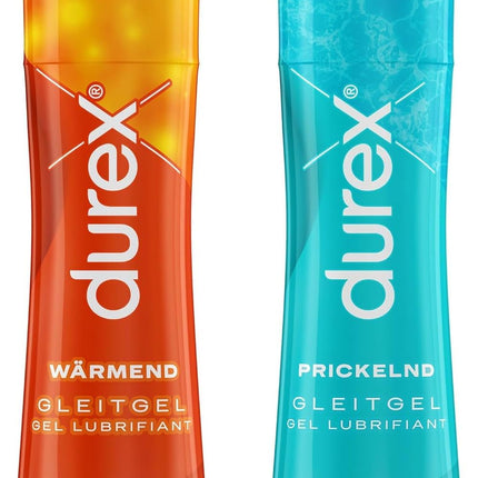 Durex Play Lubricant Versatile Mix Pack for Women &amp; Men - Set with water-based lubricant for sex, condom-compatible (2 x 50 ml)