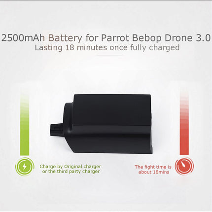 Goolsky 11.1V 2500mAh 10C 3S Rechargeable Battery for Parrot Bebop Drone 3.0 RC FPV Drone Quadcopter