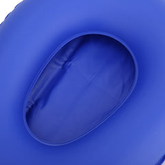 Inflatable Bedpan, Blue Washable Nursing Toilet Bathroom Bedpan for Elderly Bedridden Women in Home Hospital