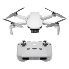 DJI Mini 4K, drone with 4K UHD camera for adults, under 249 g, 3-axis gimbal stabilization, 10 km video transmission, auto-return, wind resistance, 1 battery for 31 min flight time, C0, QuickShots