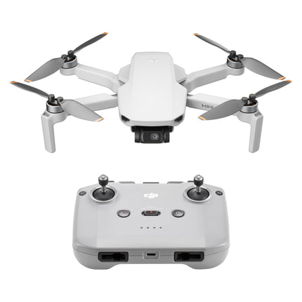 DJI Mini 4K, drone with 4K UHD camera for adults, under 249 g, 3-axis gimbal stabilization, 10 km video transmission, auto-return, wind resistance, 1 battery for 31 min flight time, C0, QuickShots